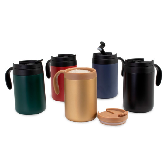 Sirva ch�, caf� ou outra bebida de forma sofisticada. Ideal para uso no carro e �rea de trabalho!